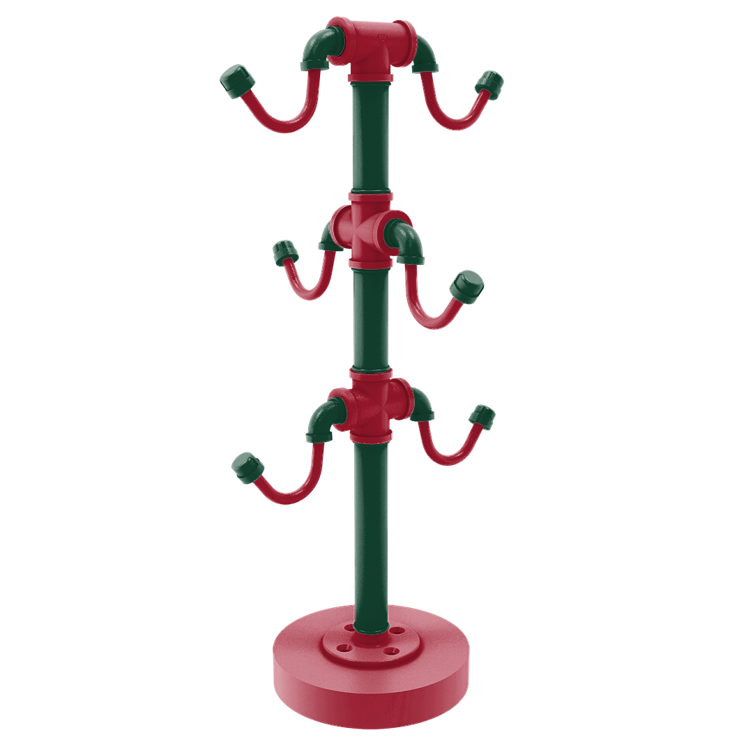 Slapshot Collection Countertop 6 Coffee Mug Holder Minnesota Edition