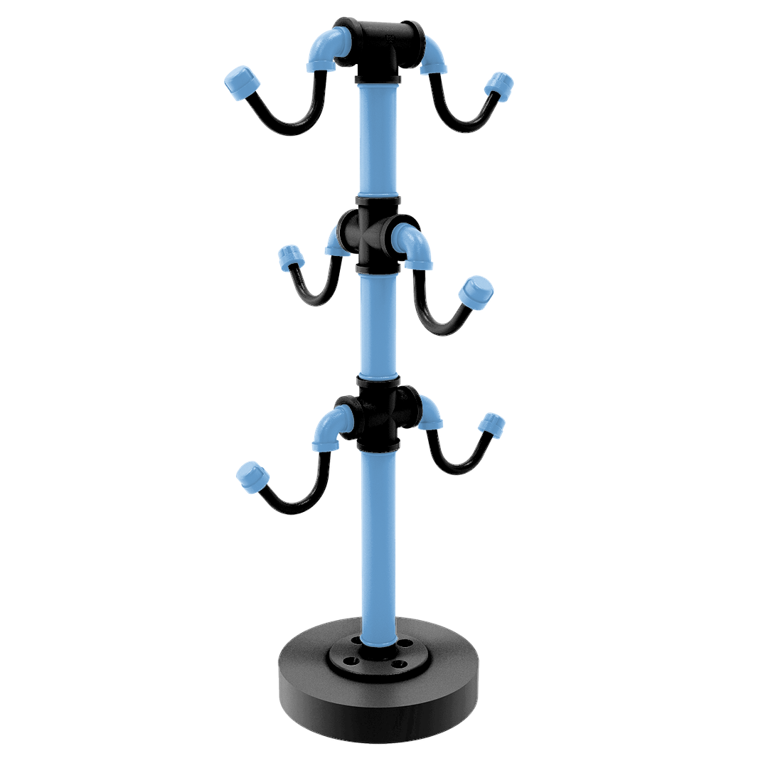 Slapshot Collection Countertop 6 Coffee Mug Holder Utah Edition