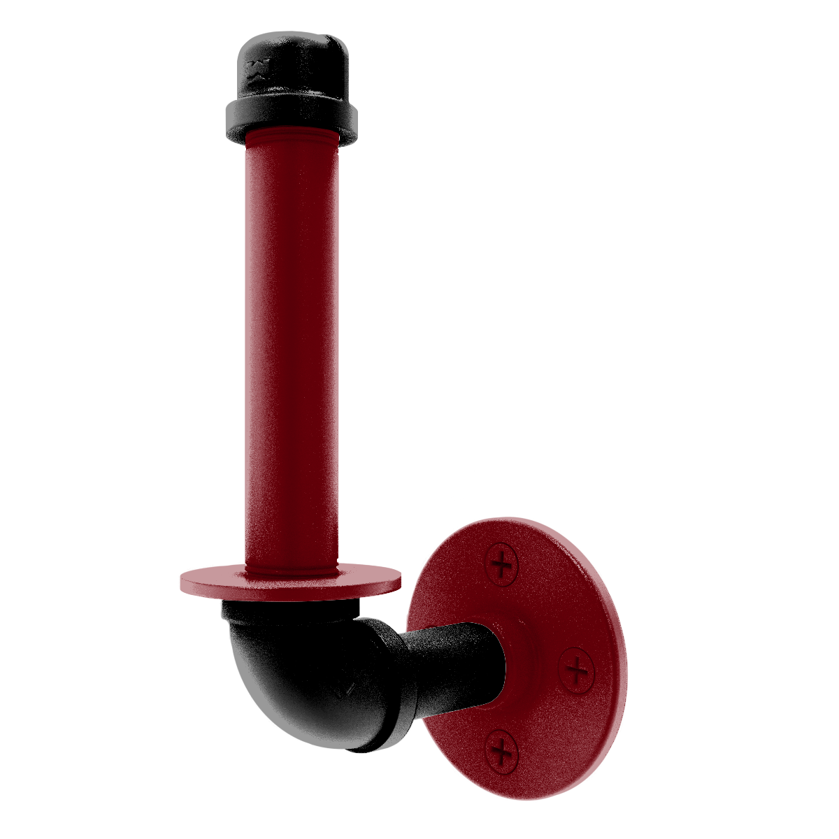 Collegiate Collection Upright Toilet Paper Holder Columbia Garnet and Black Edition