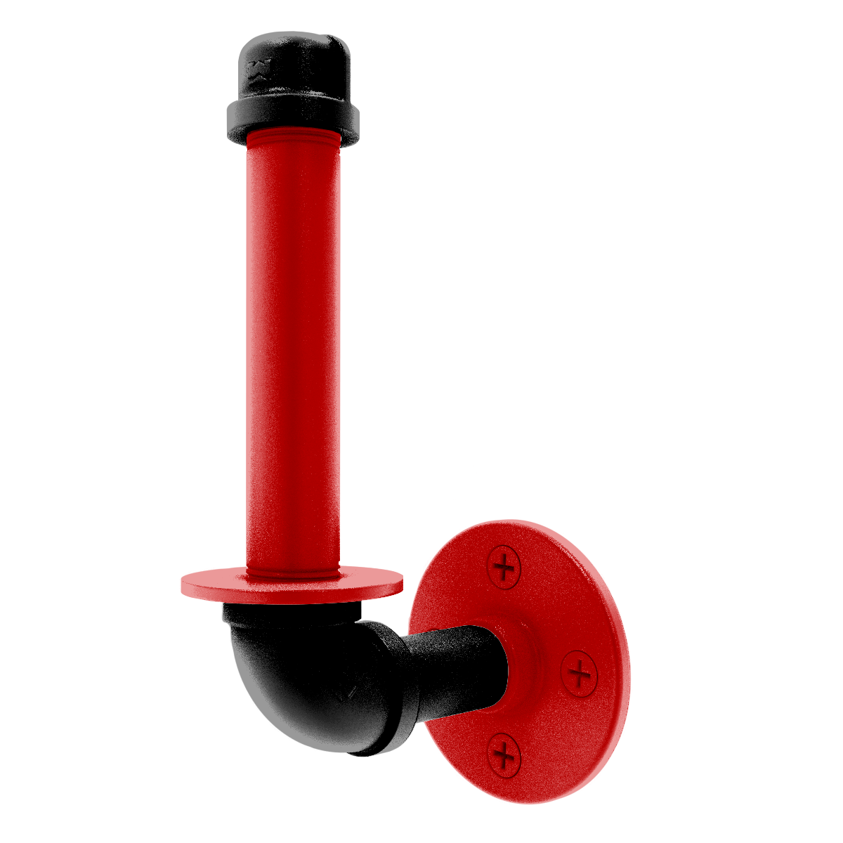 Collegiate Collection Upright Toilet Paper Holder Lubbock Red and Black Edition