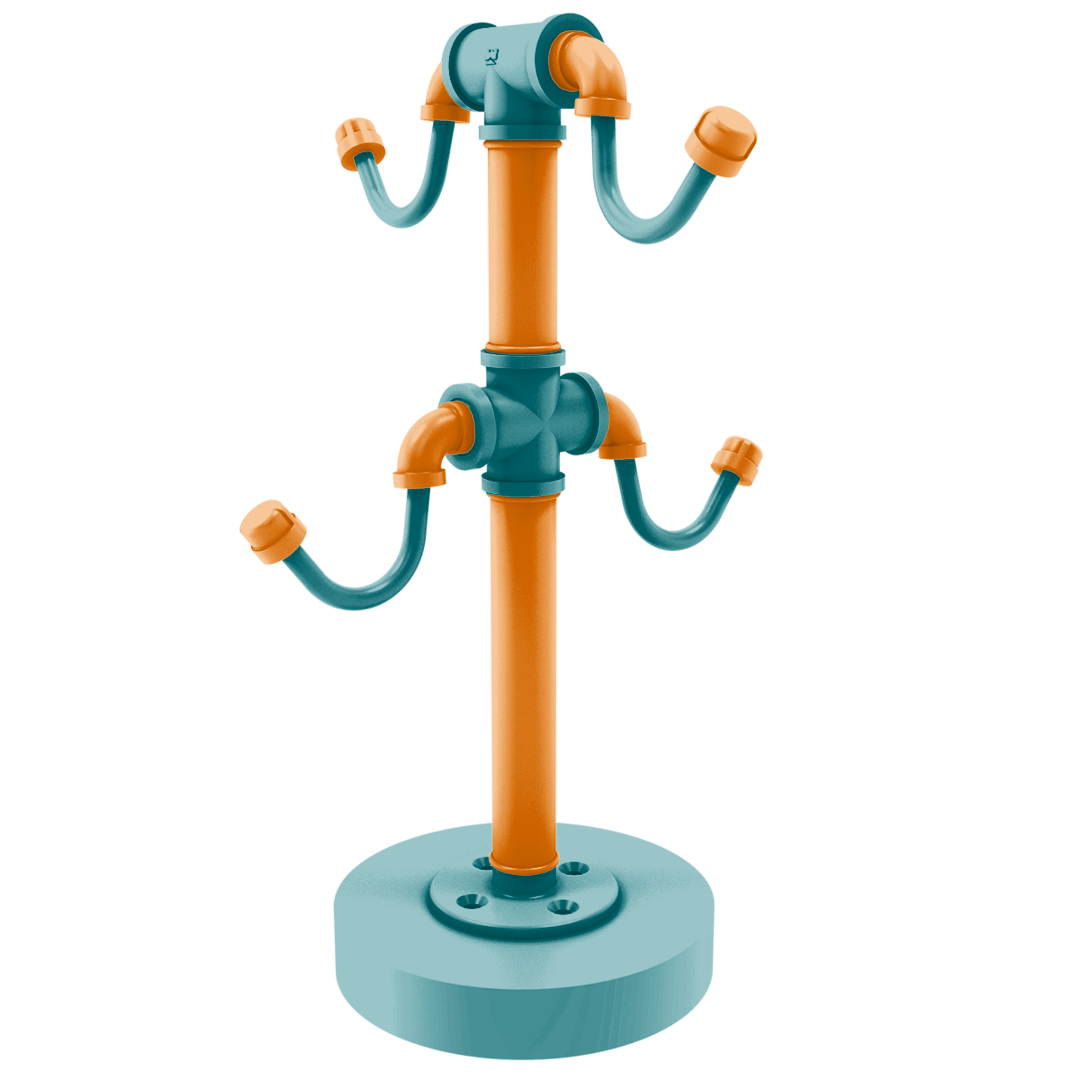 Slapshot Collection Countertop 4 Coffee Mug Holder San Jose Edition