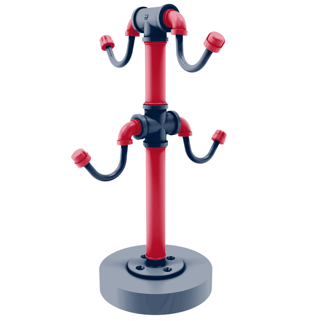 Slapshot Collection Countertop 4 Coffee Mug Holder Washington Edition