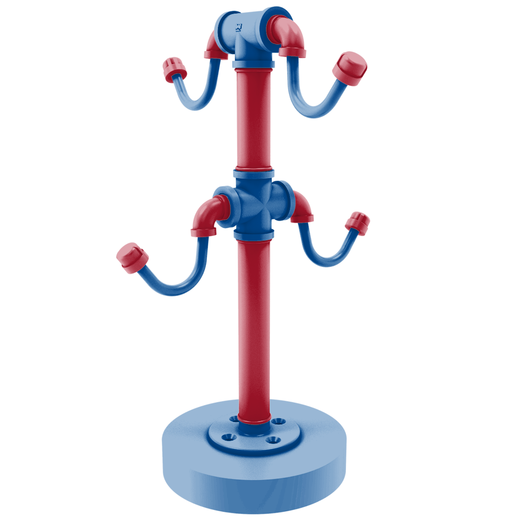 Slapshot Collection Countertop 4 Coffee Mug Holder Winnipeg Edition