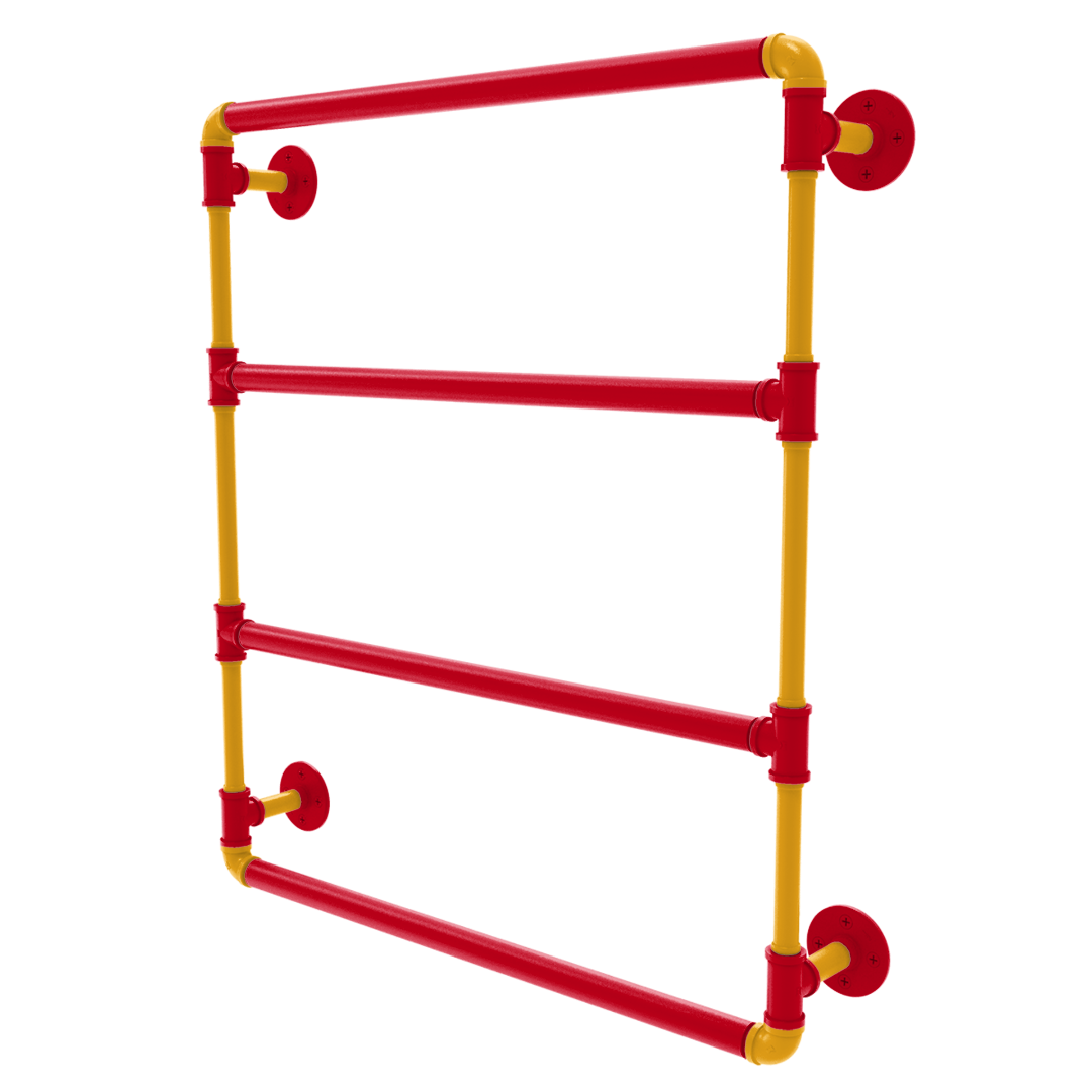 Slapshot Collection Wall Mounted Ladder Towel Bar Calgary Edition