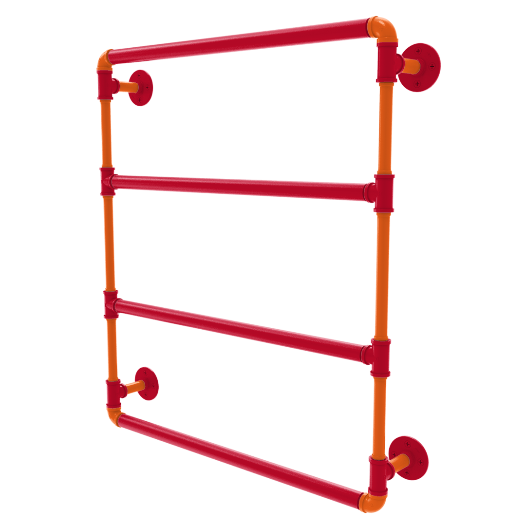 Slapshot Collection Wall Mounted Ladder Towel Bar Chicago Edition