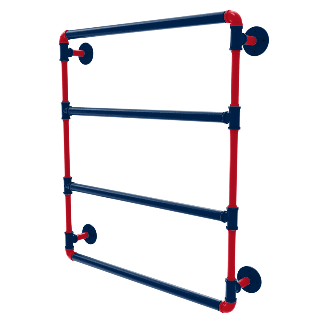Slapshot Collection Wall Mounted Ladder Towel Bar Columbus Edition