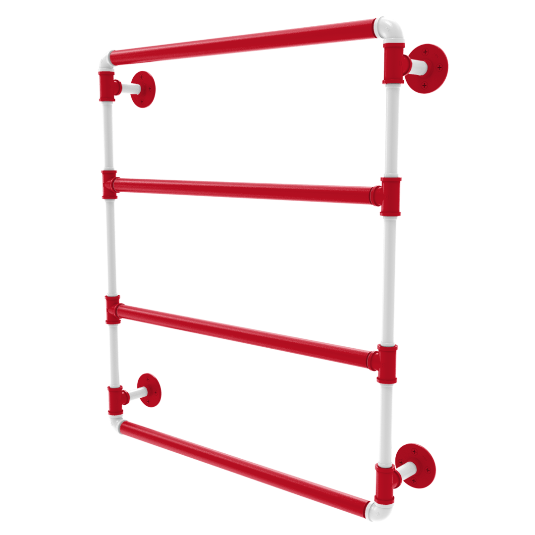 Slapshot Collection Wall Mounted Ladder Towel Bar Detroit Edition