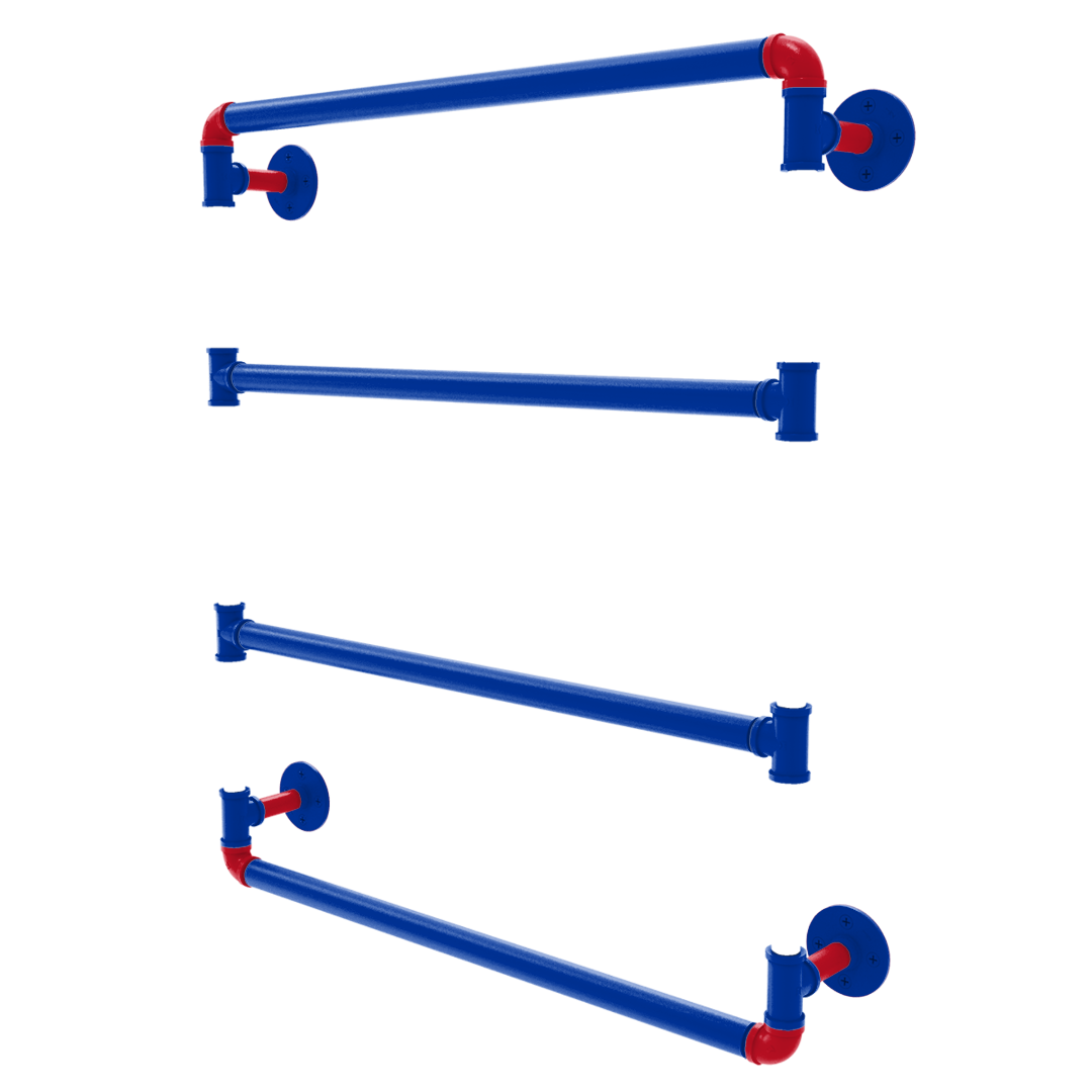 Slapshot Collection Wall Mounted Ladder Towel Bar New York Big Apple Edition