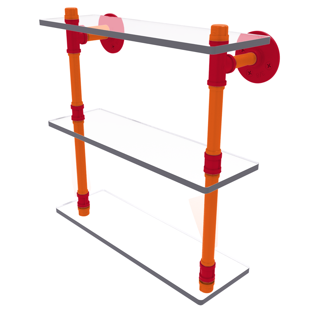 Slapshot Collection Triple Glass Shelf Chicago Edition