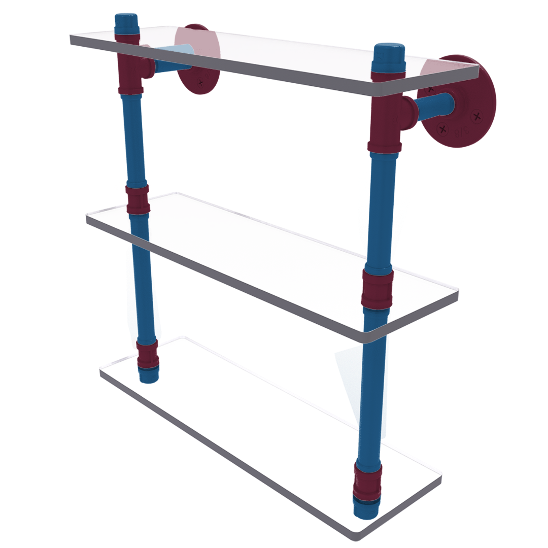 Slapshot Collection Triple Glass Shelf Colorado Edition