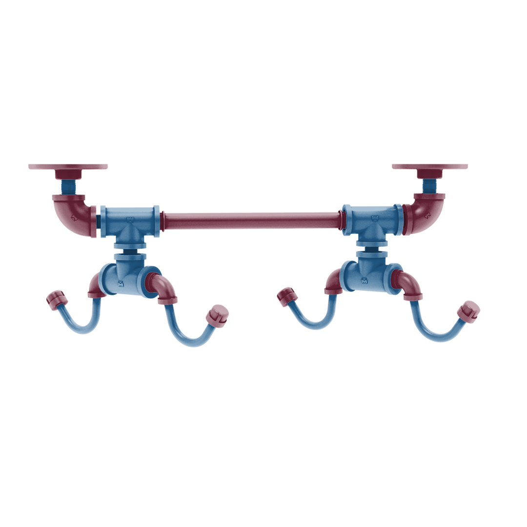 Slapshot Collection Under Cabinet 4 Coffee Mug Rack Colorado Edition