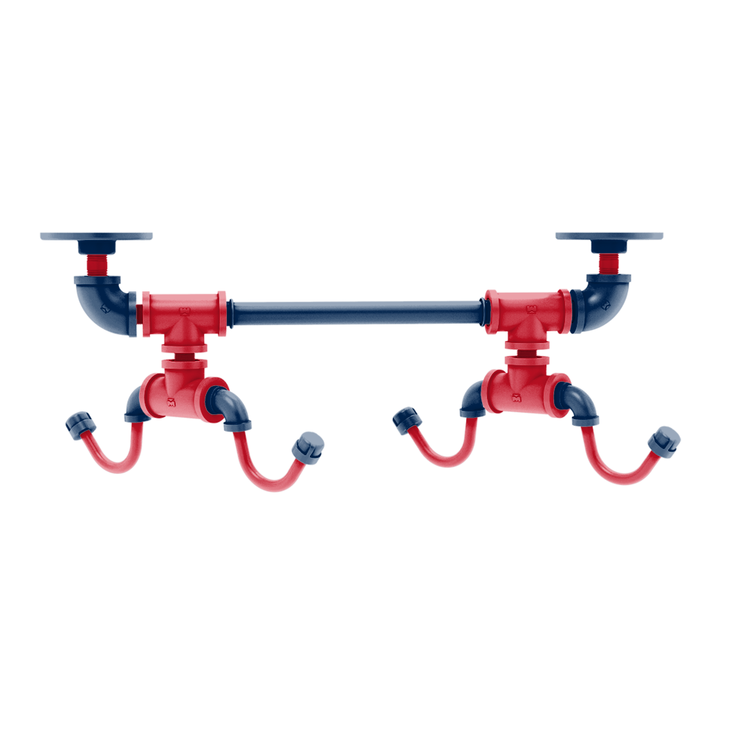 Slapshot Collection Under Cabinet 4 Coffee Mug Rack Columbus Edition