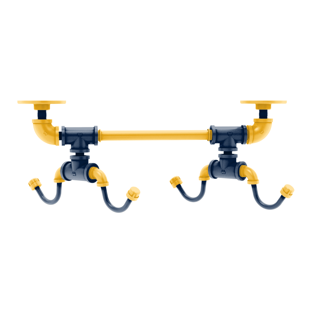 Slapshot Collection Under Cabinet 4 Coffee Mug Rack Nashville Edition