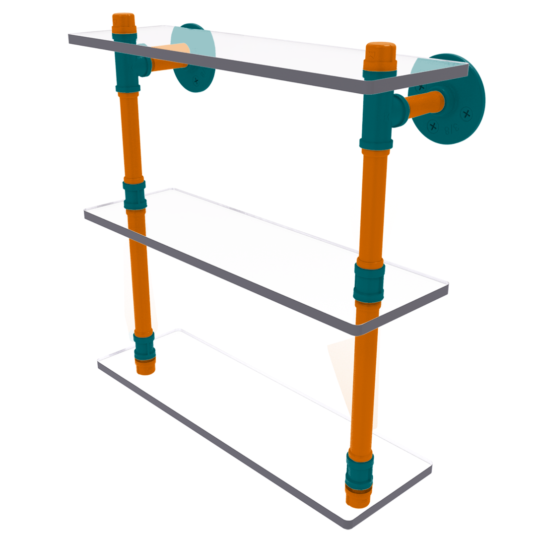 Slapshot Collection Triple Glass Shelf San Jose Edition