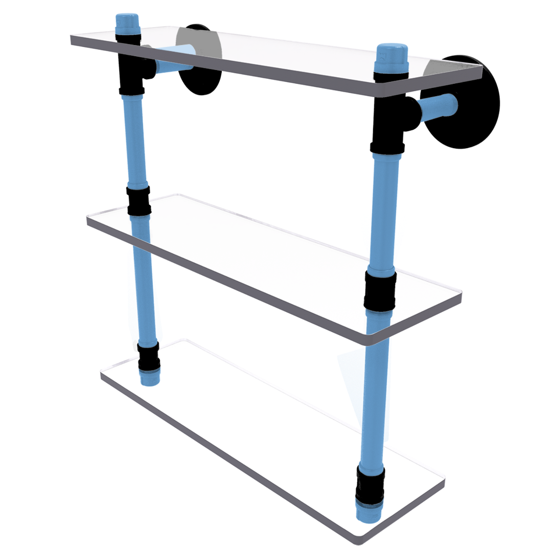 Slapshot Collection Triple Glass Shelf Utah Edition