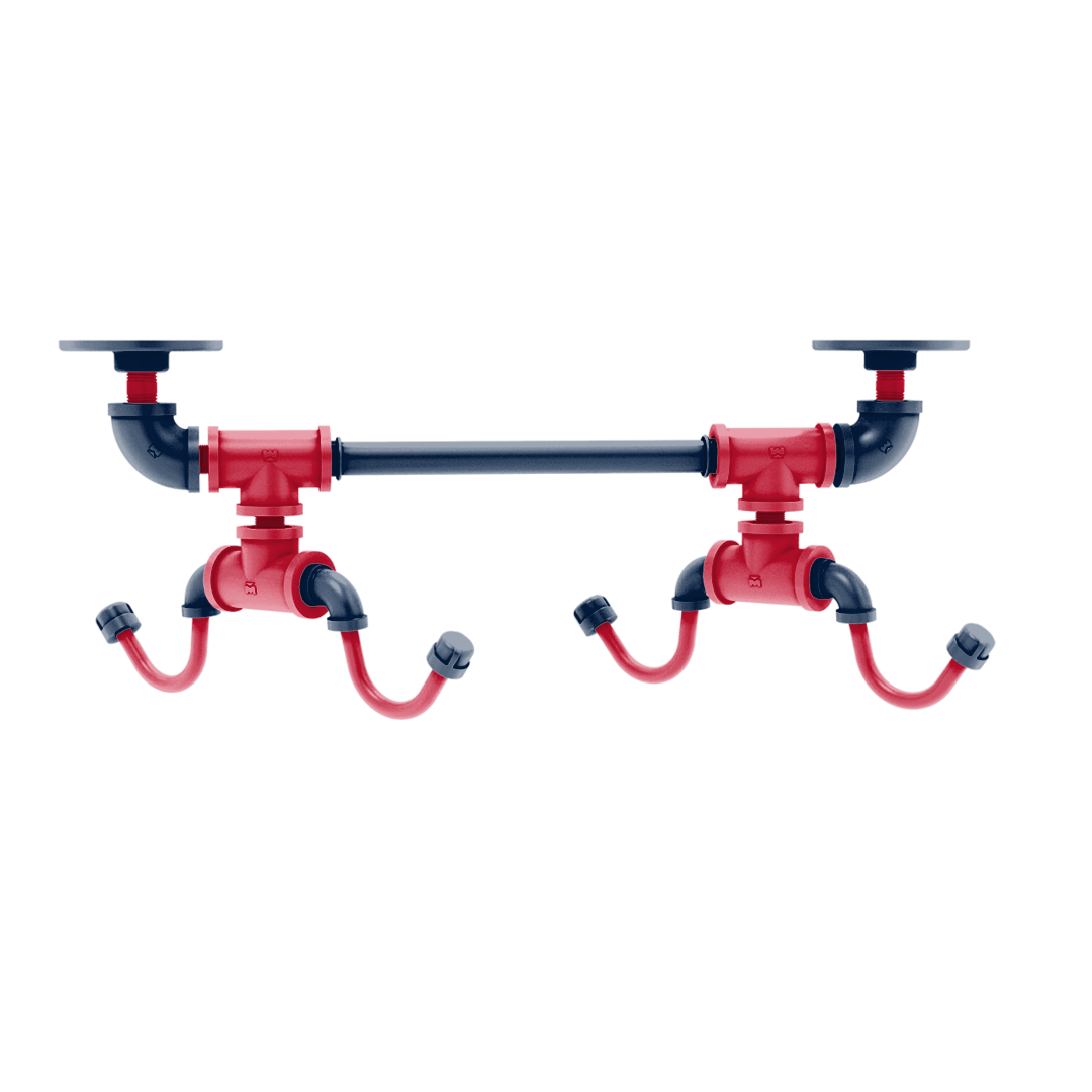 Slapshot Collection Under Cabinet 4 Coffee Mug Rack Washington Edition