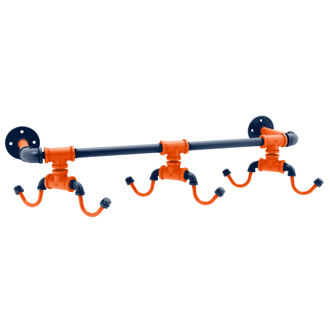 Slapshot Collection Wall Mounted 6 Coffee Mug Rack Edmonton Edition