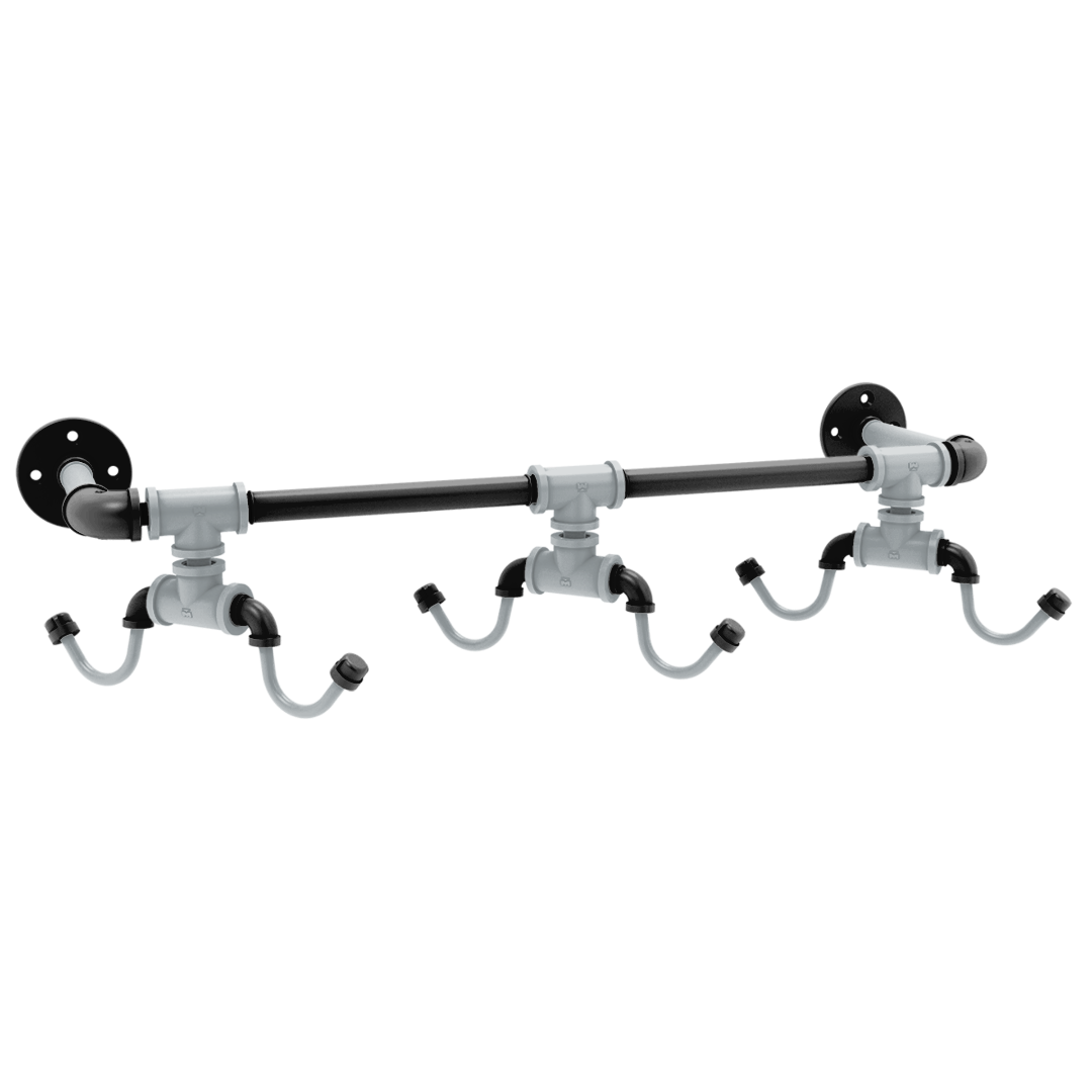 Slapshot Collection Wall Mounted 6 Coffee Mug Rack Los Angeles Edition