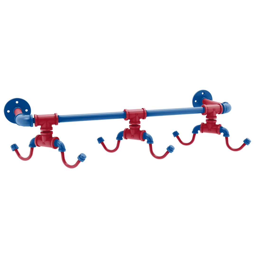 Slapshot Collection Wall Mounted 6 Coffee Mug Rack Winnipeg Edition