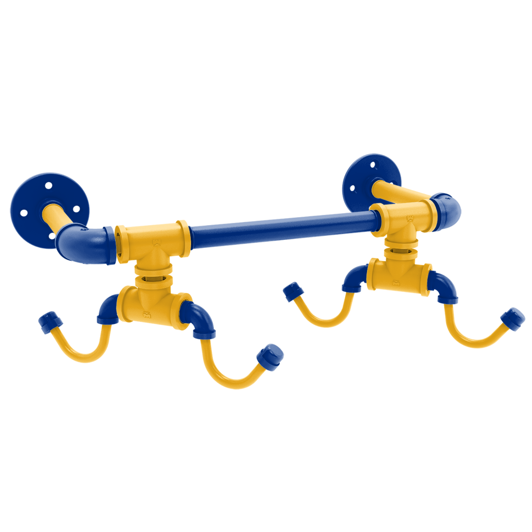 Slapshot Collection Wall Mounted 4 Coffee Mug Rack Buffalo Edition