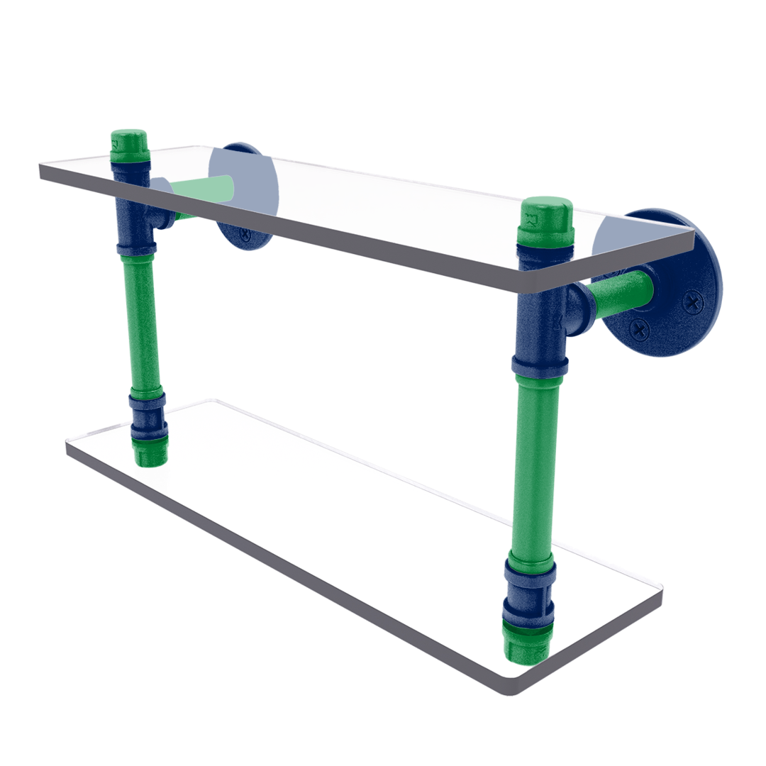 Slapshot Collection Double Glass Shelf Vancouver Edition