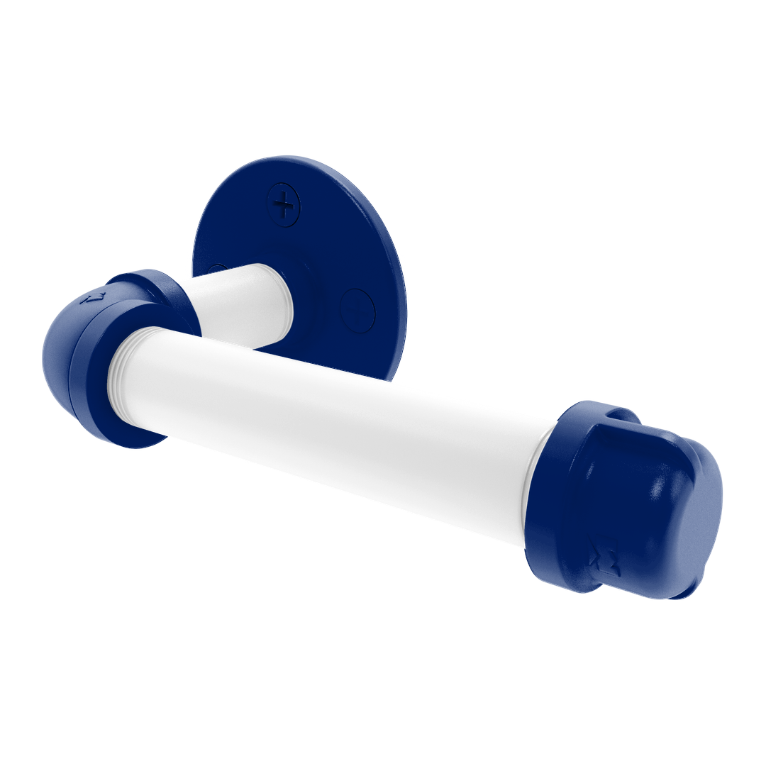 Collection European Style Toilet Tissue Holder Durham Blue and White Edition P-100-ETP