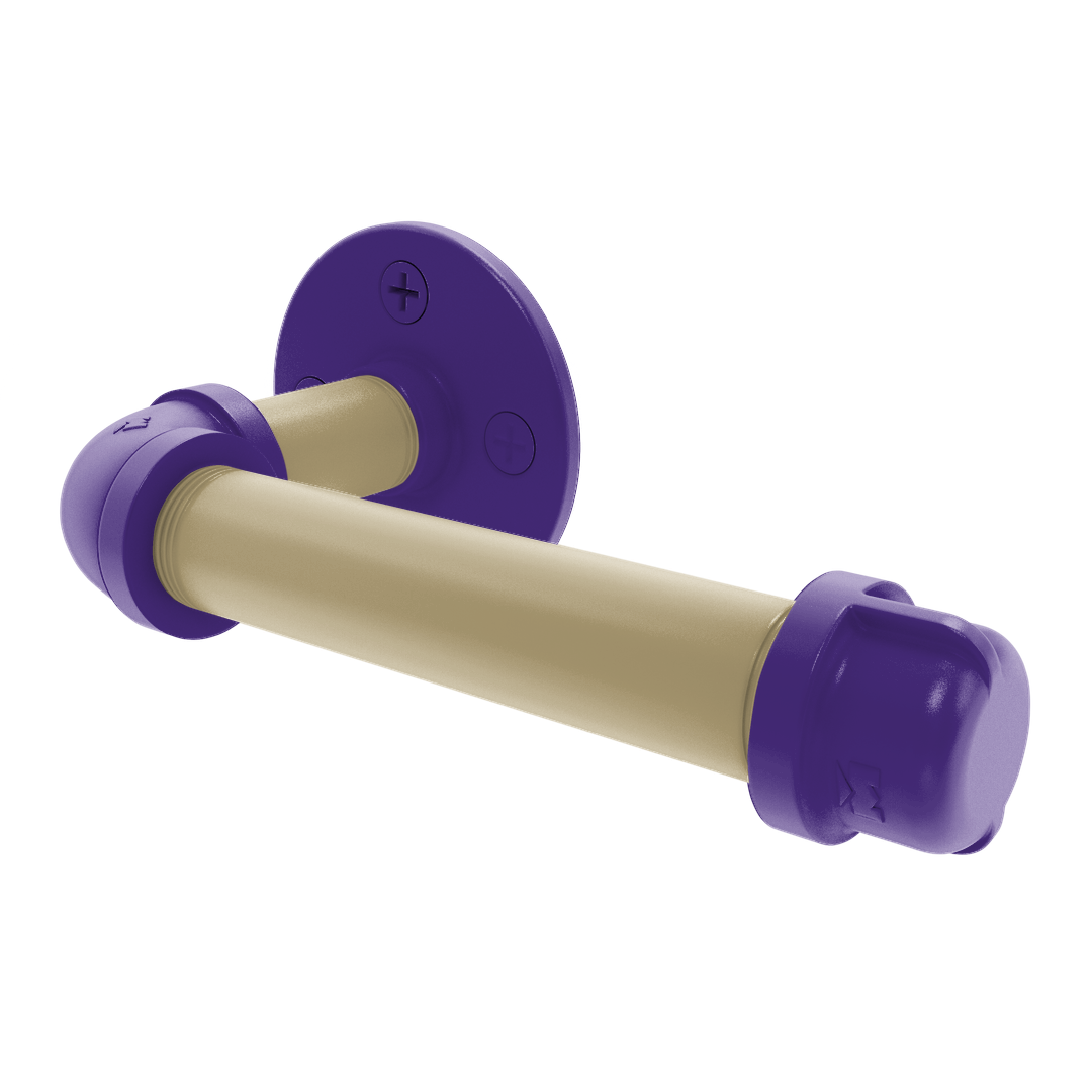 Collection European Style Toilet Tissue Holder Seattle Purple and Gold Edition P-100-ETP
