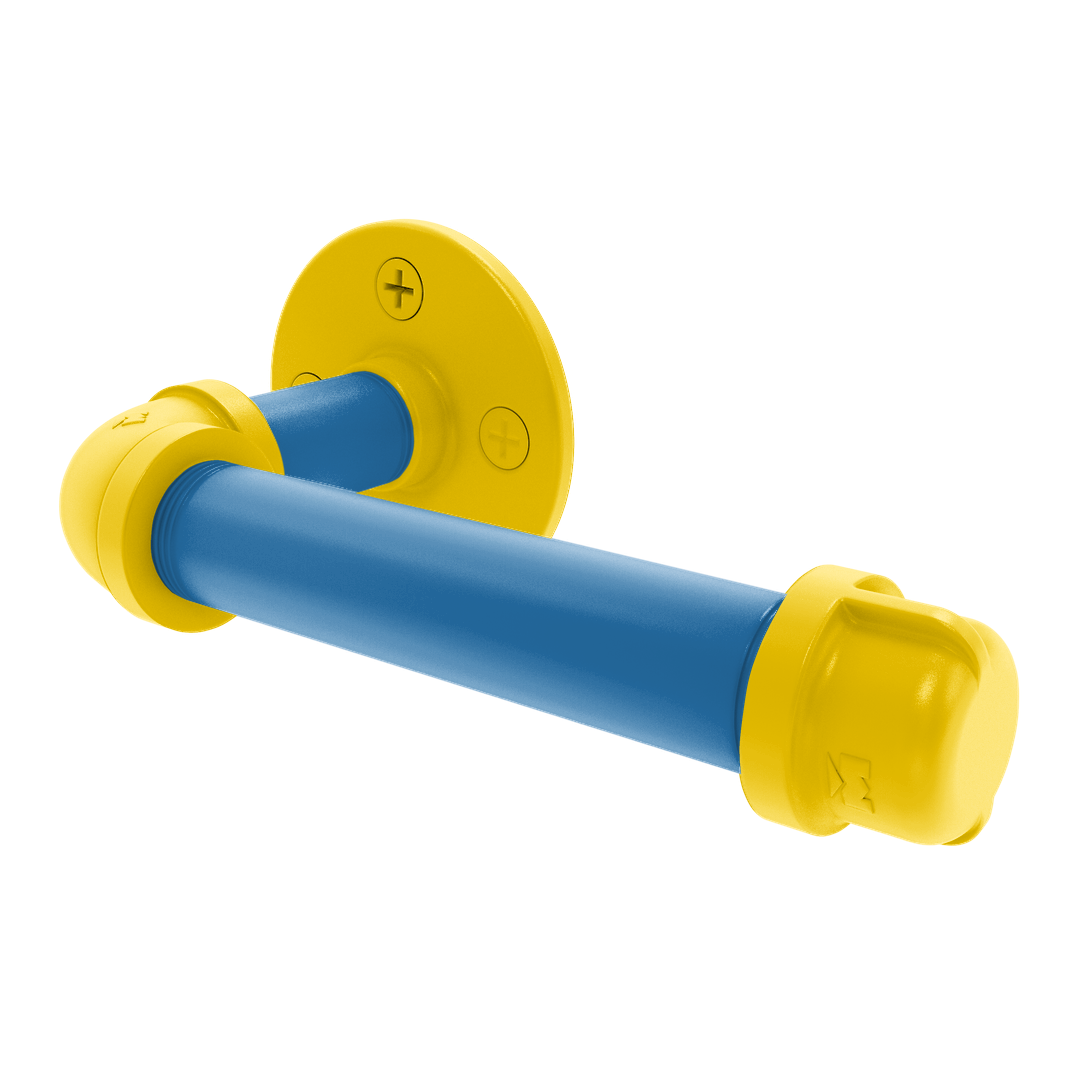 Collection European Style Toilet Tissue Holder Westwood Blue and Gold Edition P-100-ETP