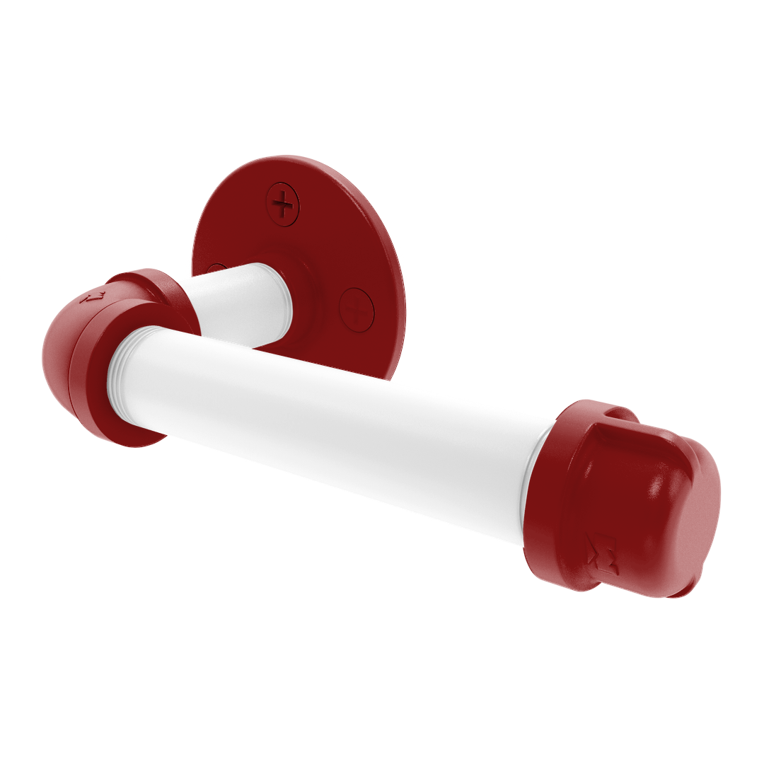 Collection European Style Toilet Tissue Holder Silicon Valley Red and White Edition P-100-ETP