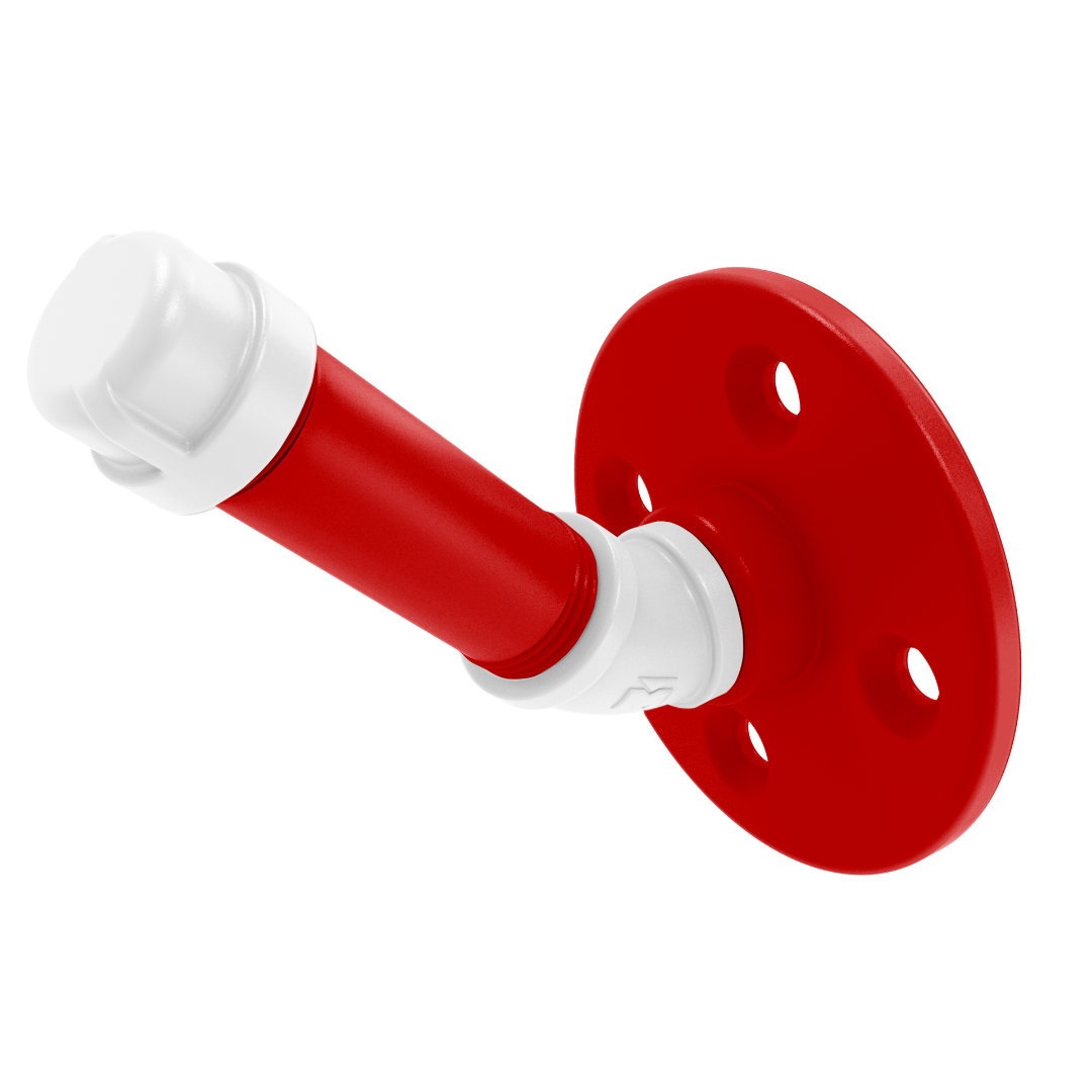 Collegiate Collection Single Robe Hook Cornhusker Red and White Edition