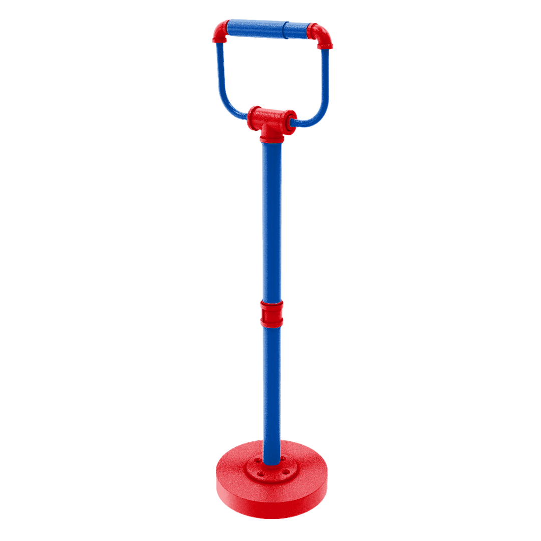Collegiate Collection Freestanding Toilet Tissue Stand Lawrence Blue and Crimson Edition