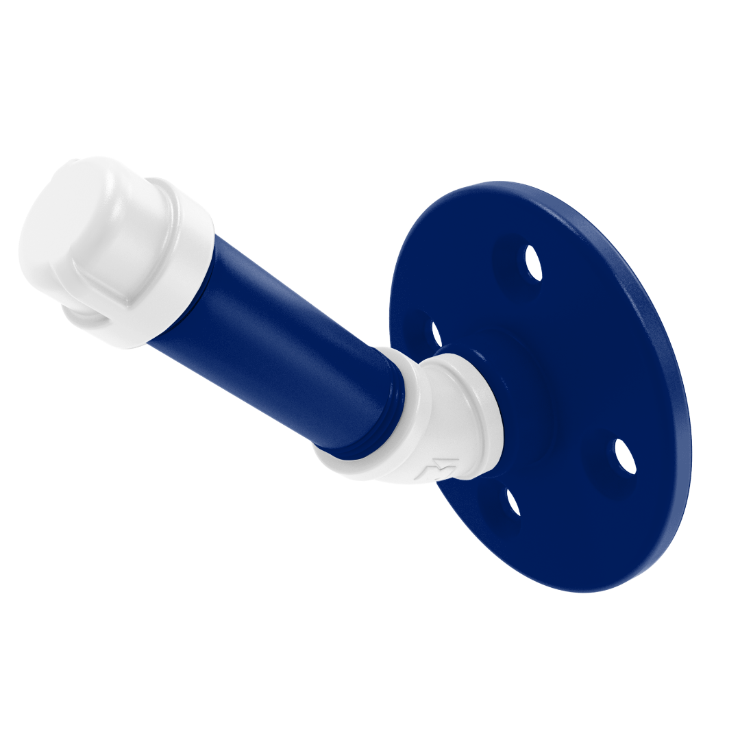 Collegiate Collection Single Robe Hook Durham Blue and White Edition