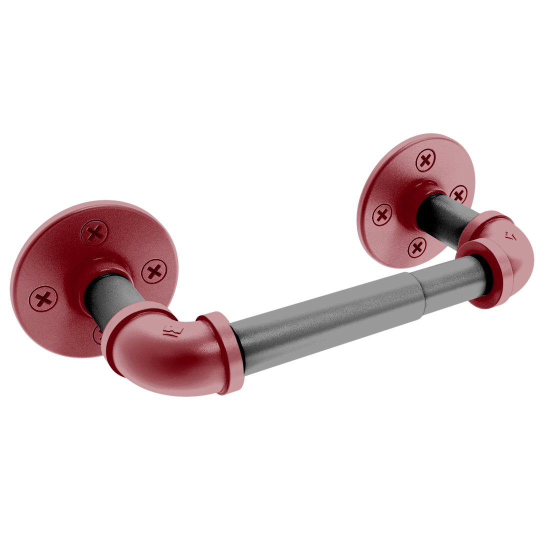 Collegiate Collection 2 Post Toilet Paper Holder Columbia Garnet and Black Edition