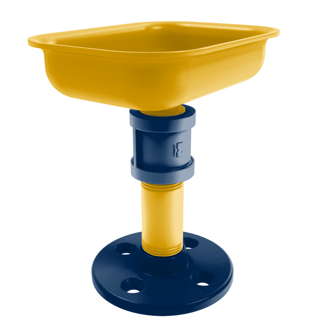 Collegiate Collection Vanity Top Soap Dish Mountaineer State Blue and Gold Edition