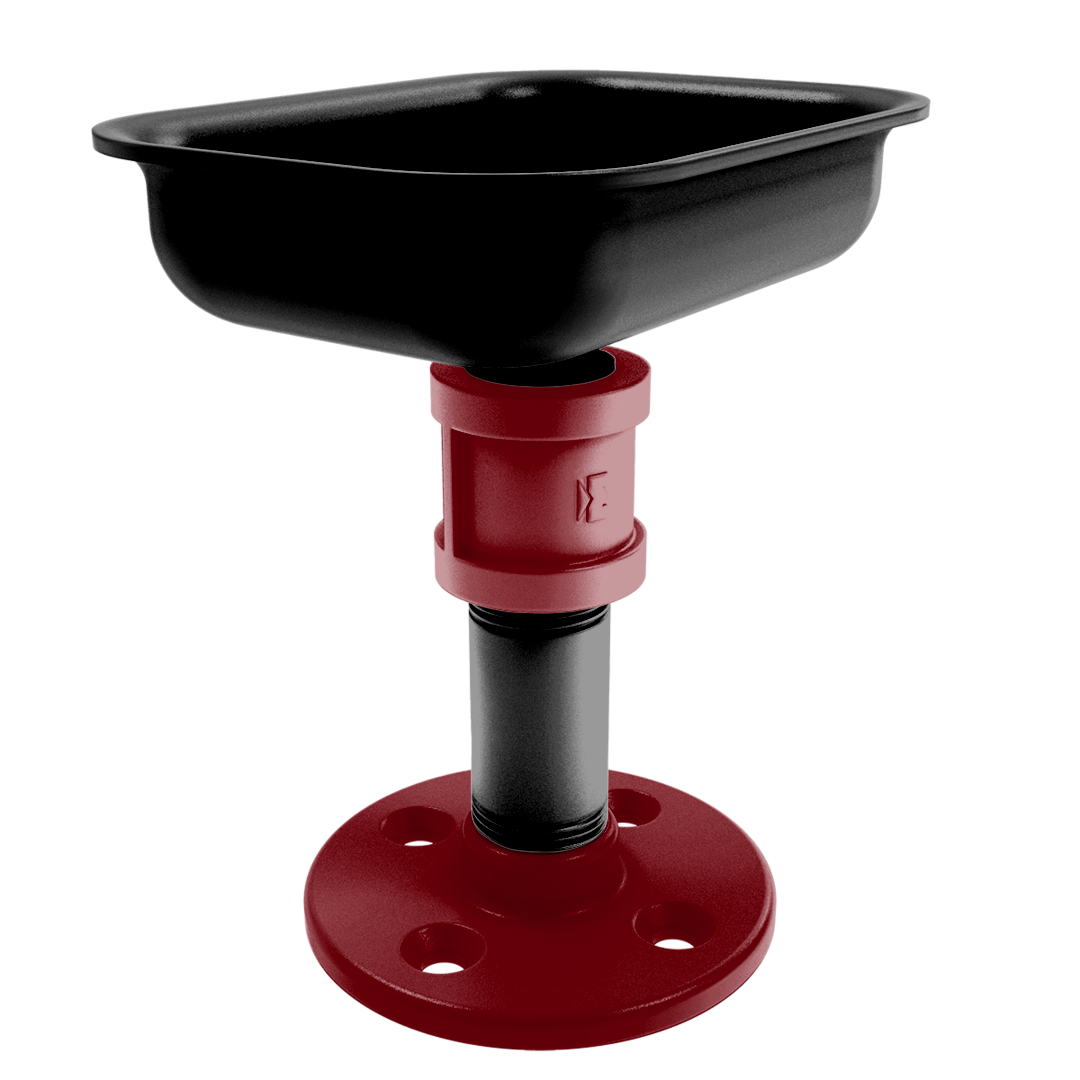 Collegiate Collection Vanity Top Soap Dish Columbia Garnet and Black Edition