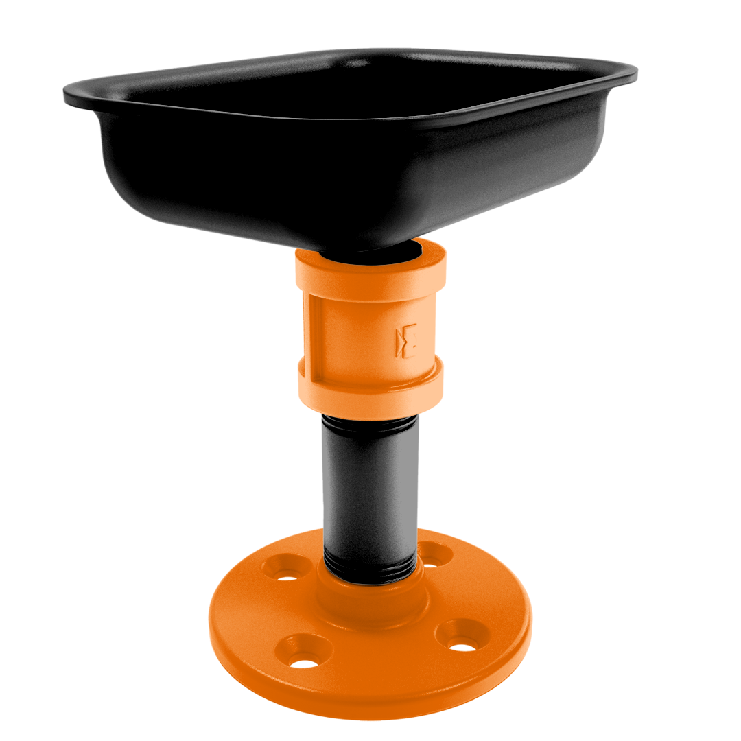 Collegiate Collection Vanity Top Soap Dish Stillwater Orange and Black Edition