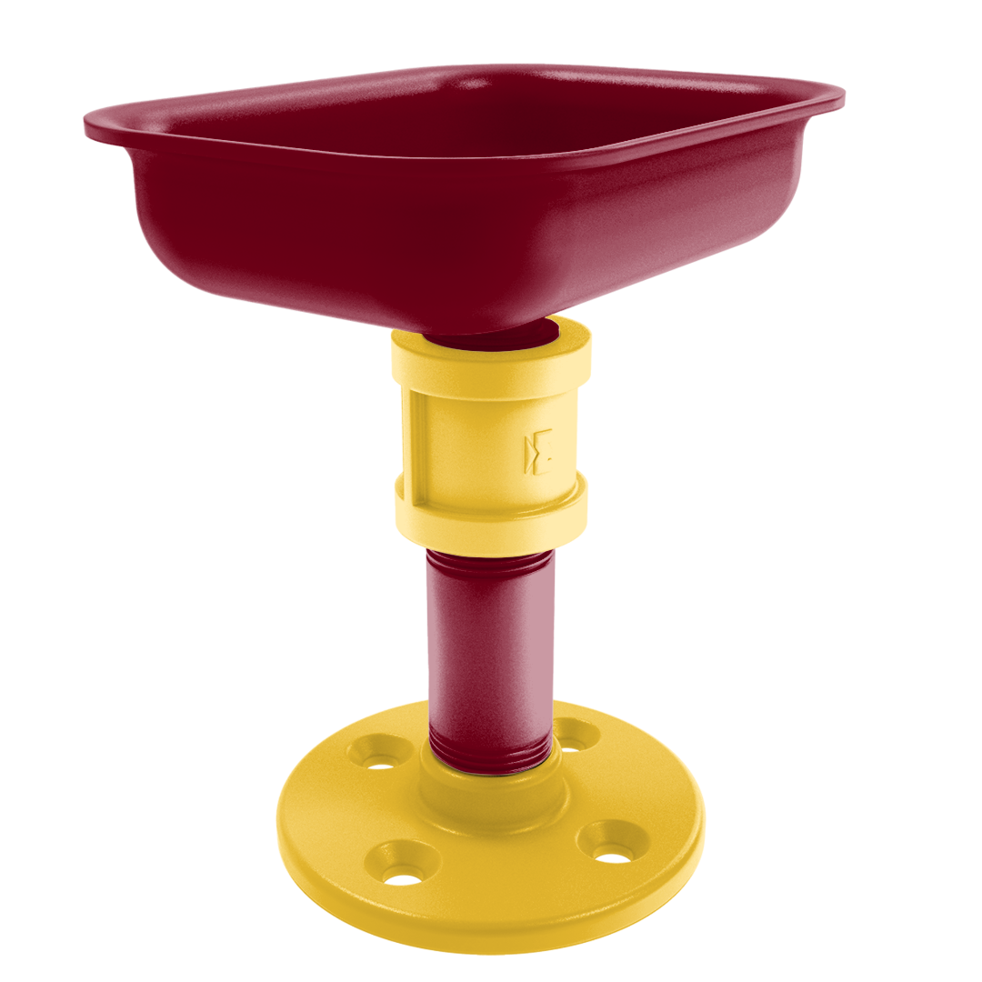 Collegiate Collection Vanity Top Soap Dish Twin Cities Maroon and Gold Edition