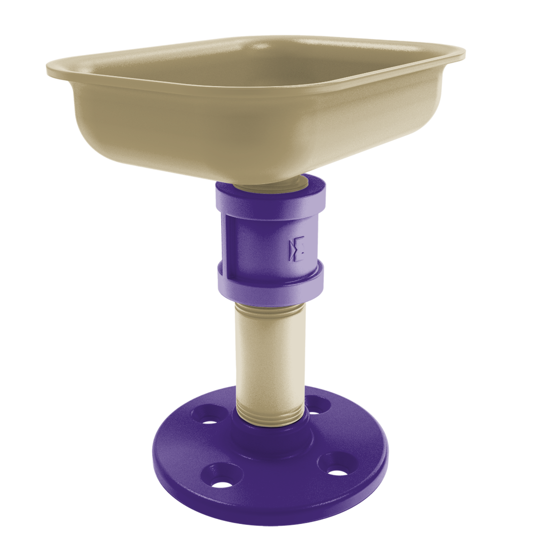 Collegiate Collection Vanity Top Soap Dish Seattle Purple and Gold Edition