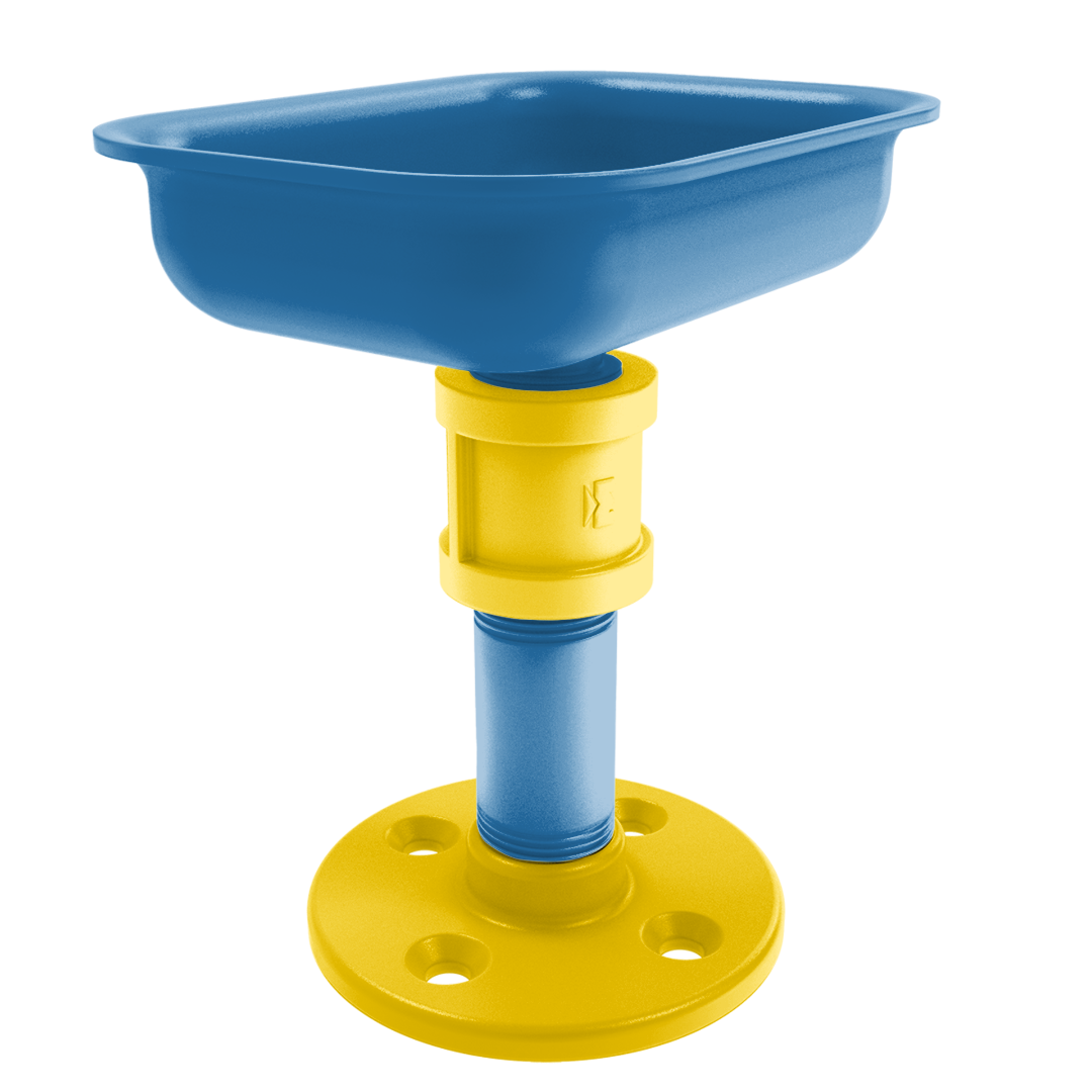 Collegiate Collection Vanity Top Soap Dish Westwood Blue and Gold Edition