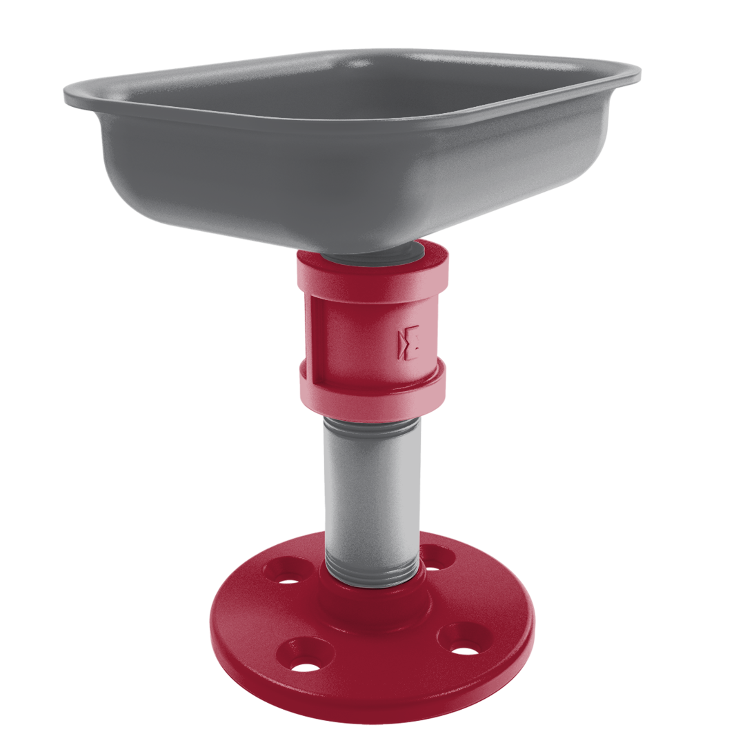 Collegiate Collection Vanity Top Soap Dish Pullman Crimson and Gray Edition