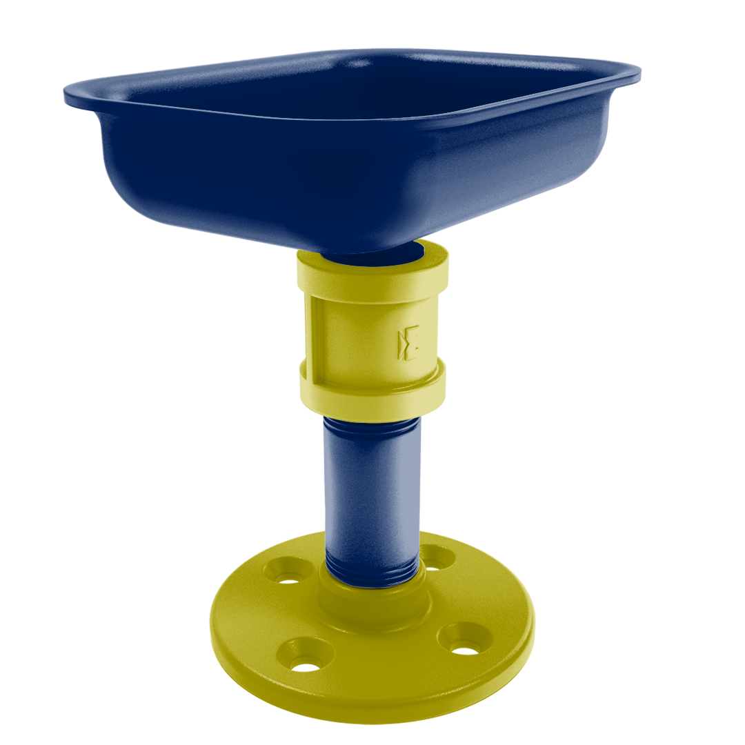 Collegiate Collection Vanity Top Soap Dish Steel City Game Day Edition