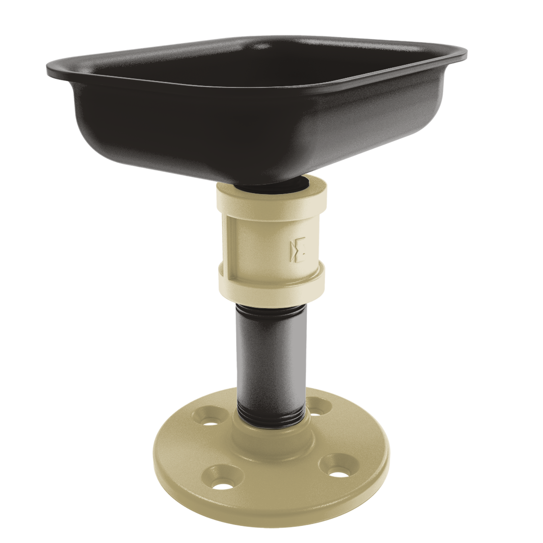 Collegiate Collection Vanity Top Soap Dish Boulder Black and Gold Edition
