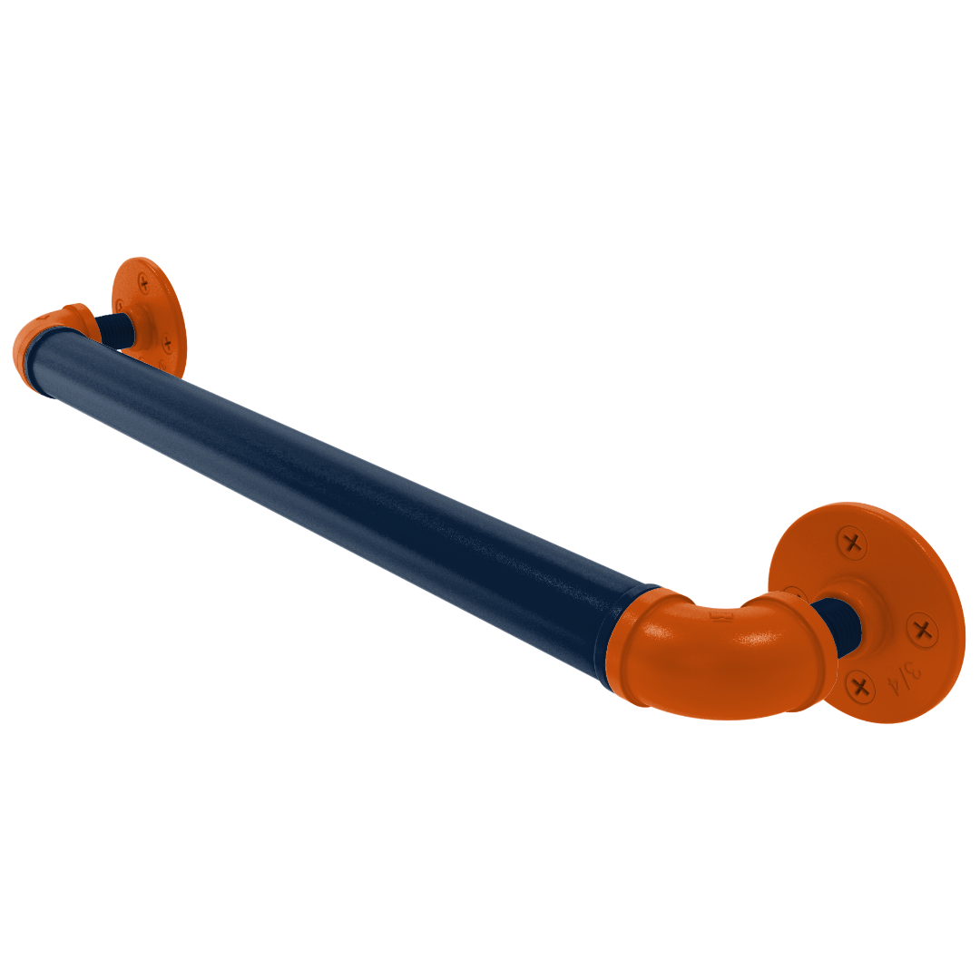 Collegiate Collection Grab Bar Plainsmen Blue and Orange Edition
