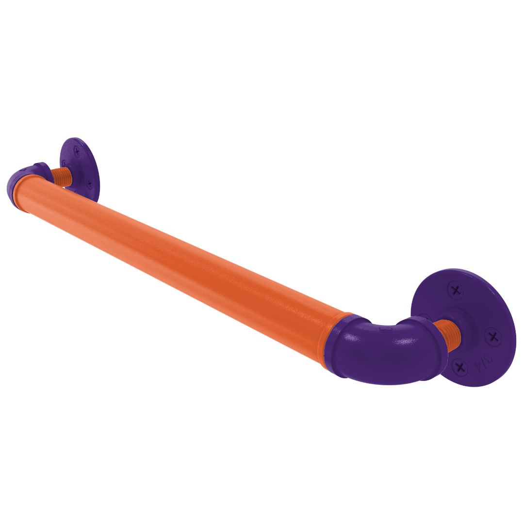 Collegiate Collection Grab Bar Foothills Orange and Purple Edition