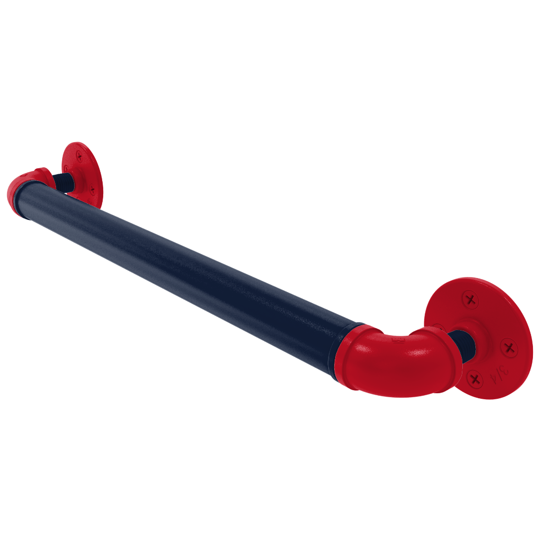 Collegiate Collection Grab Bar Oxford Red and Navy Edition