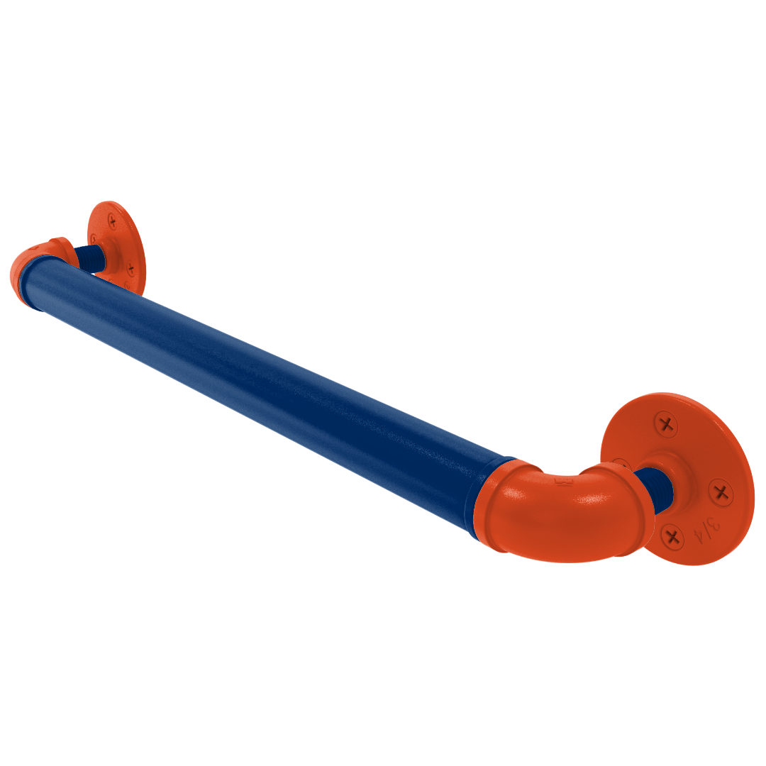 Collegiate Collection Grab Bar Charlottesville Orange and Blue Edition