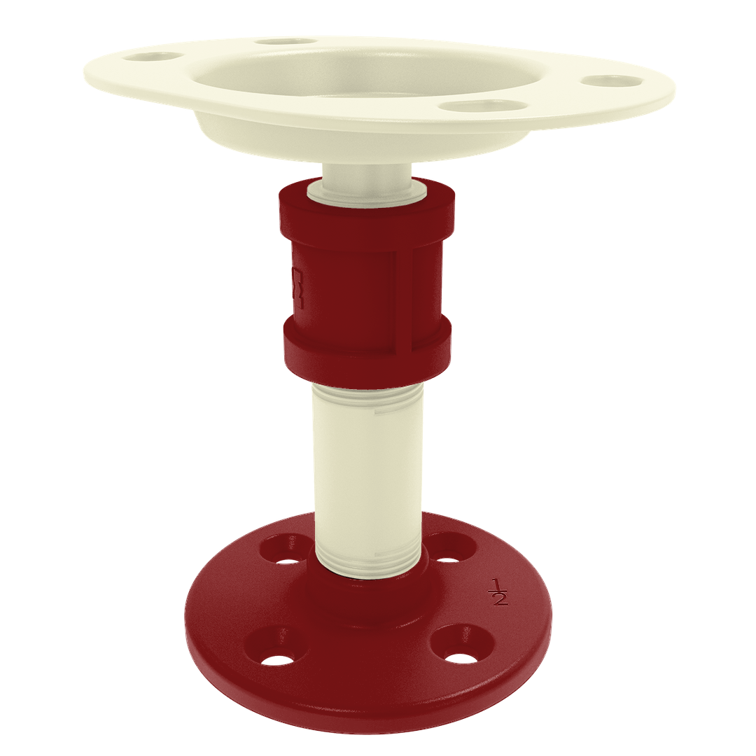 Collegiate Collection Vanity Top Toothbrush Holder Norman Crimson and Cream Edition