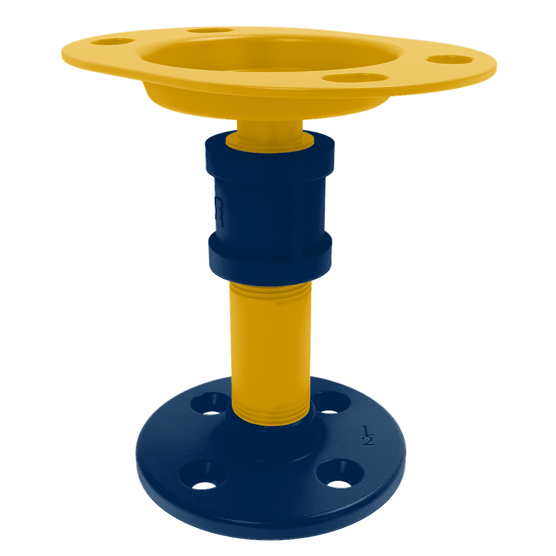 Collegiate Collection Vanity Top Toothbrush Holder Mountaineer State Blue and Gold Edition