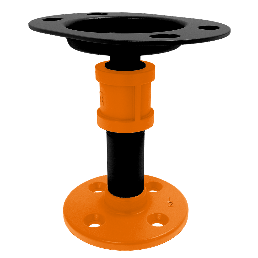 Collegiate Collection Vanity Top Toothbrush Holder Stillwater Orange and Black Edition