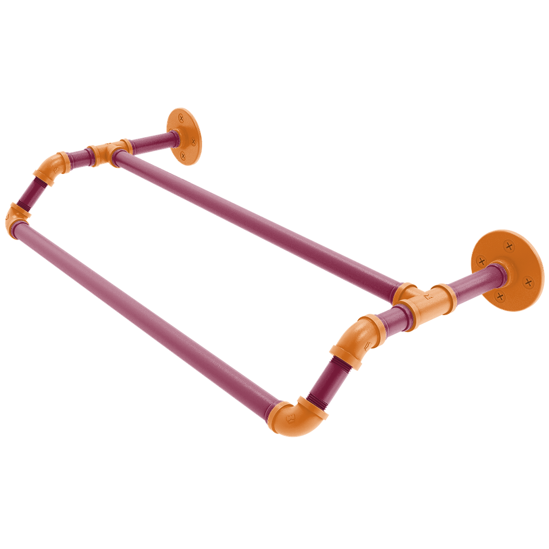 Collegiate Collection Double Towel Bar Blacksburg Game Day Edition